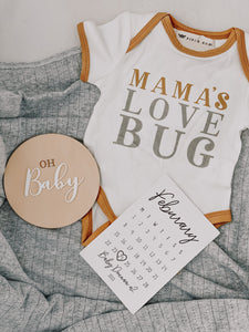 Pregnancy Due Date Announcement Cards