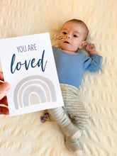 Load image into Gallery viewer, Boho Rainbow Baby Milestone Cards
